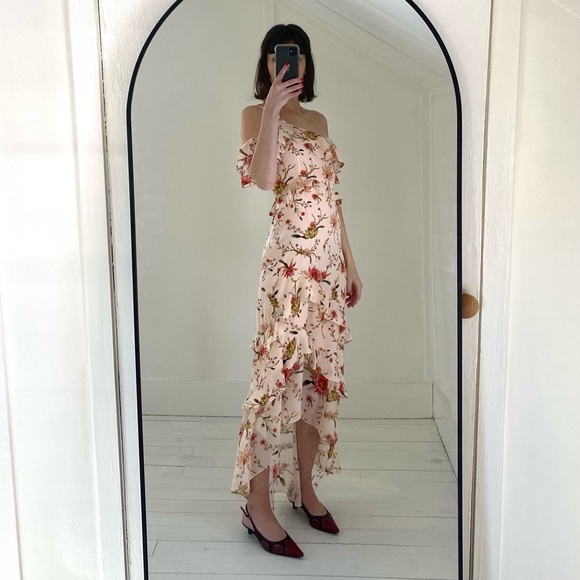 jillian asymmetric midi dress Asymmetrical Ruched Sleeveless Midi Dress  Victoria Lane